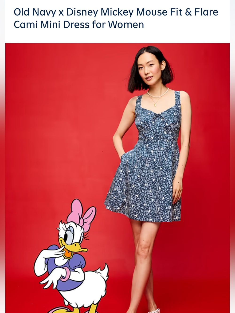 Old Navy Disney Mickey Mouse fit and flare Dress